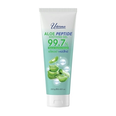 Uderma Uderma Aloe Peptide Soothing Gel 250 G. เจลอโลเวร่า บำรุง ผิวกระจ่างใส ผิวชุ่มชื้น