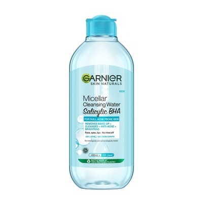 Garnier การ์นิเย่ สกิน แนทเชอรัลส์ ไมเซล่า คลีนซิ่ง วอเตอร์ ซาลิไซลิค บีเอชเอ 400 มล.