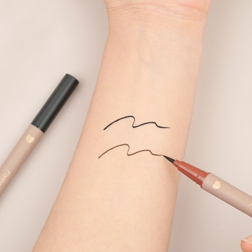 Meilinda Fixing Ink Pen Liner 0.65g. 02 Chocolate rum