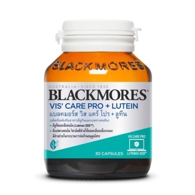 Blackmores Blackmores Vis' Care Pro + Lutein 30 Capsules (Dietary Supplement with Lutein and Ast