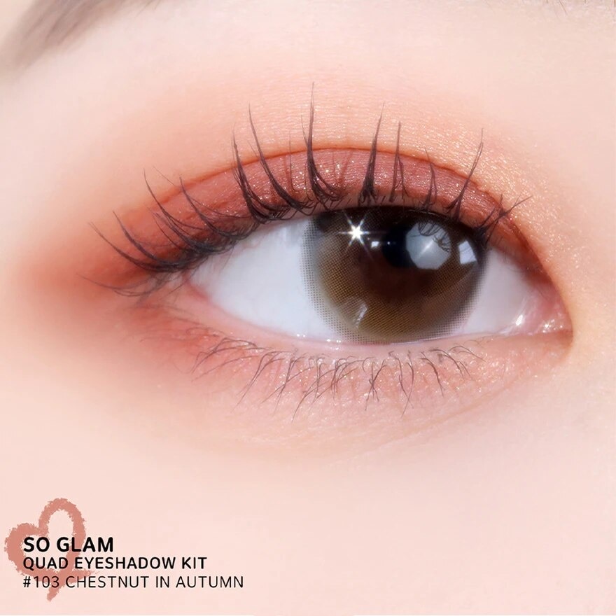 So Glam Quad Eyeshadow Kit 8g. 103 Chestnut In Autumn