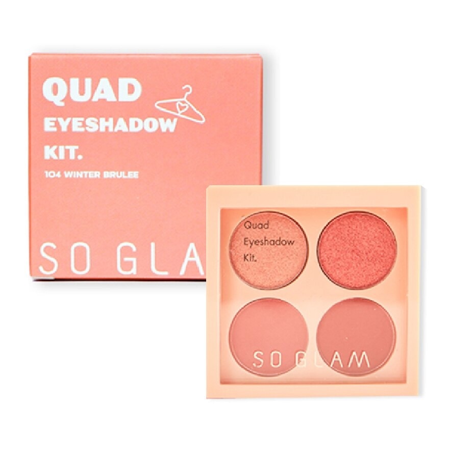 So Glam #So Glam Quad Eyeshadow Kit 104