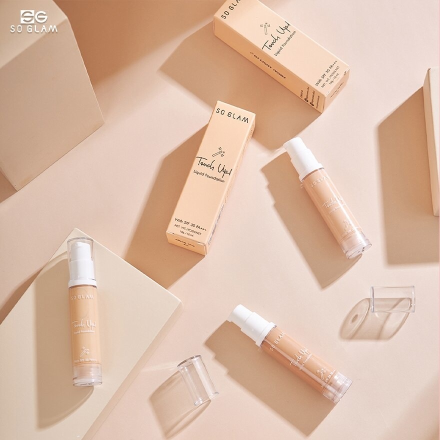 So Glam Touch Up Liquid Foundation 10g. 02 Fair Beige