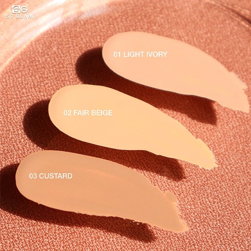 So Glam Touch Up Liquid Foundation 10g. 02 Fair Beige