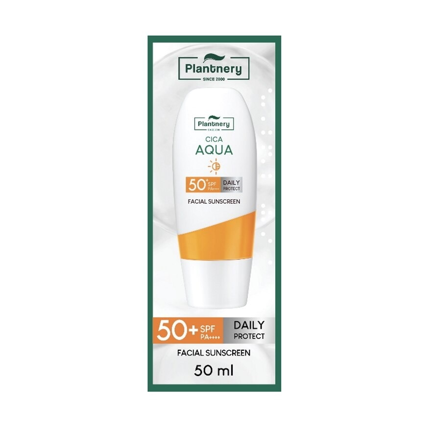 Plantnery Cica Ceramide Aqua UV Defence SPF50 PA++++ 50 ml.