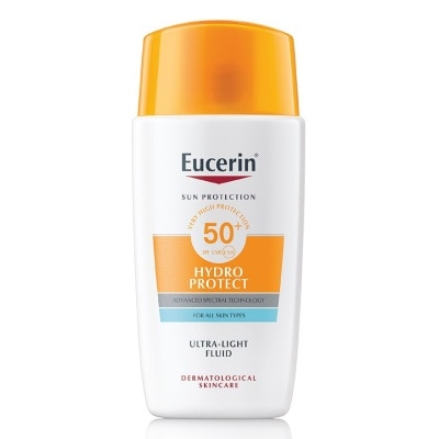 Eucerin ยูเซอริน ซัน ไฮโดร โพรเทค อัลตร้าไลท์ ฟลูอิด เอสพีเอฟ 50+ 50 มล. กันแดดสำหรับผิวหน้า