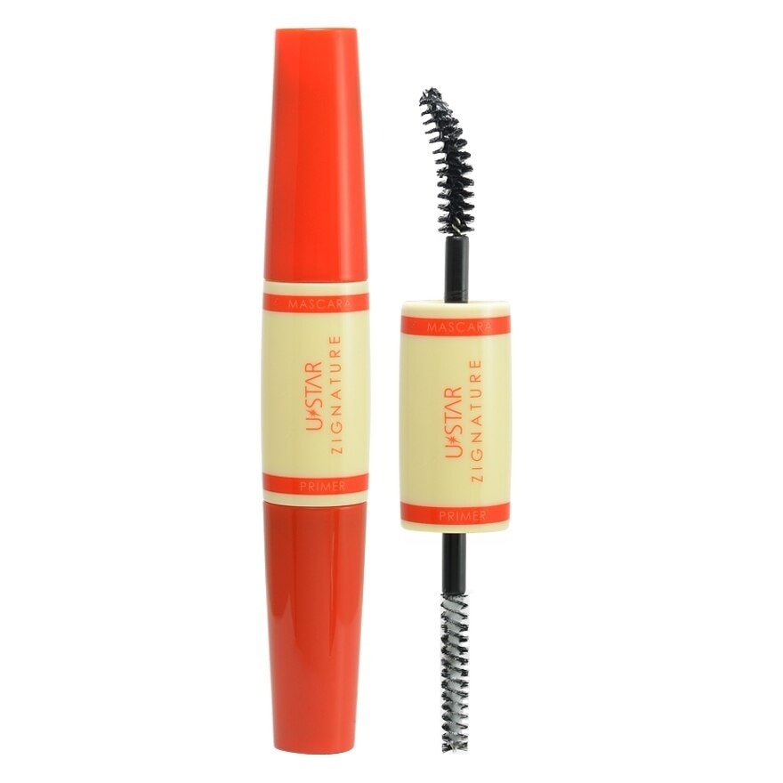 Ustar Zignature Maxx Cover 2 In 1 Primer  Mascara Fiber 14g. Black