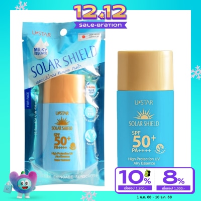 UStar Ustar Solar Shield High Protection UV Airy Essence SPF50+ PA++++ 25ml.