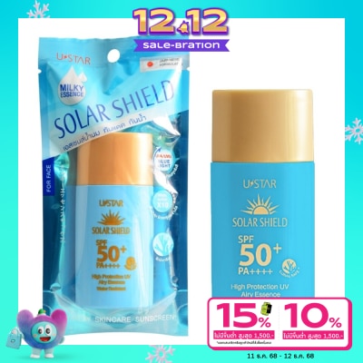 UStar Ustar Solar Shield High Protection UV Airy Essence SPF50+ PA++++ 25ml.
