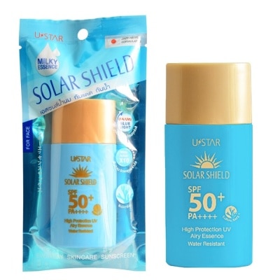 UStar ยูสตาร์ โซล่าร์ ชีลด์ ไฮ โพรเทคชั่น ยูวี แอรี่ เอสเซนส์ SPF50+ PA++++ 25มล.