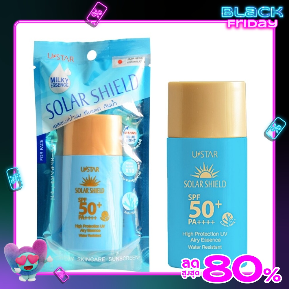 Ustar Solar Shield High Protection UV Airy Essence SPF50+ PA++++ 25ml.