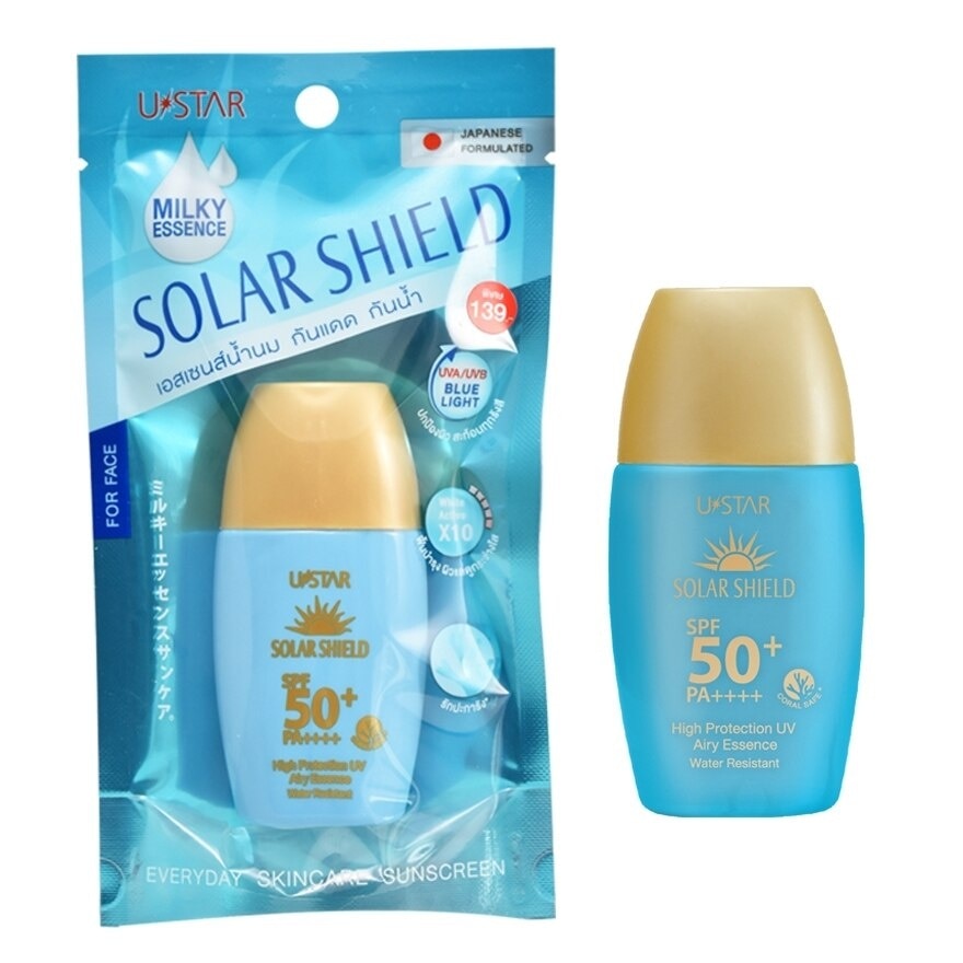 ยูสตาร์ โซล่าร์ ชีลด์ ไฮ โพรเทคชั่น ยูวี แอรี่ เอสเซนส์ SPF50+ PA++++ 10มล.