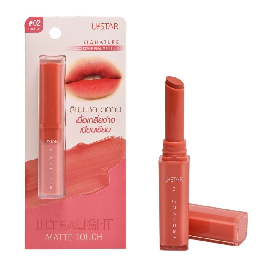 Ustar Zignature Maxx Cover Real Matte Lip 2g. 02 Chille Girl