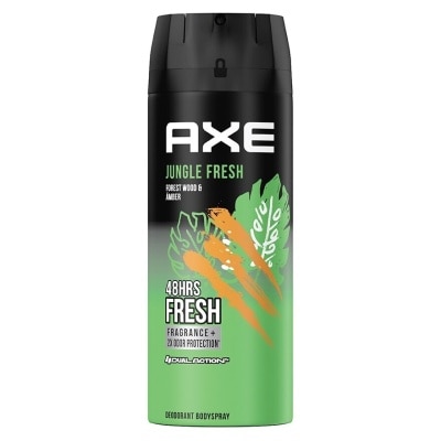 Axe แอ๊กซ์ สเปรย์น้ำหอมระงับกลิ่นกาย จังเกิล เฟรช 135 มล. สเปรย์ น้ำหอม ระงับกลิ่นกาย