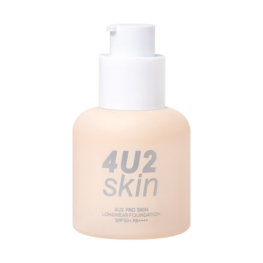 4U2 Pro Skin Longwear Foundation SPF50+ PA++++ 35ml. 10