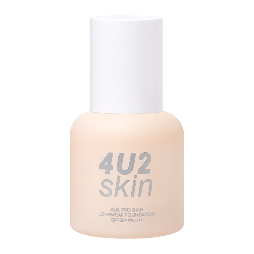 4U2 Pro Skin Longwear Foundation SPF50+ PA++++ 35ml. 10