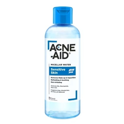 Acne Aid แอคเน่-เอด ไมเซล่า วอเตอร์ เซนซิทีฟ สกิน 235 มล. หรับผิวแพ้ง่าย เป็นสิวง่าย