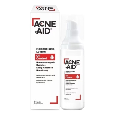 Acne Aid แอคเน่-เอด มอยซ์เจอร์ไรซิ่ง โลชั่น ออยล์ คอนโทรล 30 มล. สำหรับผิวมันเป็นสิวง่าย