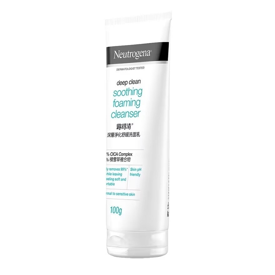 Neutrogena Deep Clean Soothing Foaming Cleanser 100 G. โฟมล้างหน้า