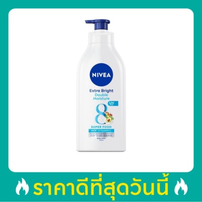 Nivea นีเวีย เอ็กซ์ตร้า ไบรท์ ดับเบิ้ล มอยส์เจอร์ บอดี้ โลชั่น 550 มล. โลชั่น บำรุงผิว