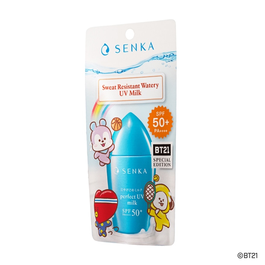 Senka Perfect UV Milk A SPF 50+ PA++++ 40 Ml. กันแดดเนื้อน้ำนม ป้องกันแสงแดด