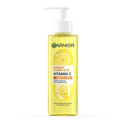 Garnier การ์นิเย่ ไบรท์ คอมพลีท วิตามินซี เจล วอช 120 มล.