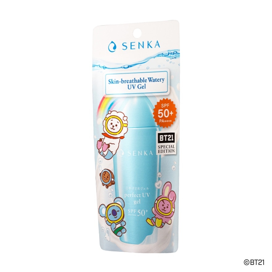 Senka Perfect UV Gel A SPF 50+ PA++++ 80 Ml. กันแดดเนื้อเจล ป้องกันแสงแดด