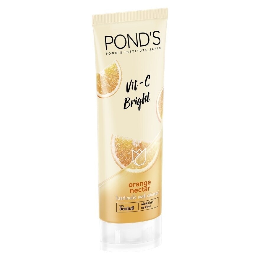 Pond's Vit-C Bright Orange Nectar Jelly Cleanser 100 G. เจลลี่ ล้างหน้า