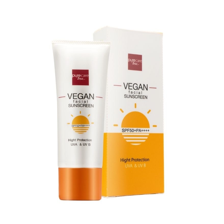 Pure Care Bsc Pure Vegan Facial Sunscreen SPF50+ PA++++ 25g.