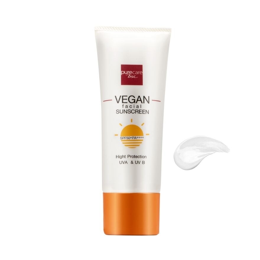 Pure Care Bsc Pure Vegan Facial Sunscreen SPF50+ PA++++ 25g.