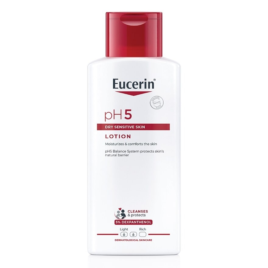 Eucerin pH 5 Dry Sensitive Skin Lotion 250 ml. Moisturizer  Comfort Skin