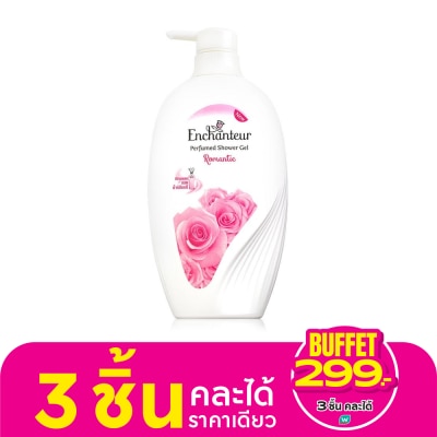 Enchanteur เอนแชนเทอร์ เพอร์ฟูม ชาวเวอร์เจล กลิ่นโรแมนติก 550 มล. เจลอาบน้ำผสมน้ำหอม