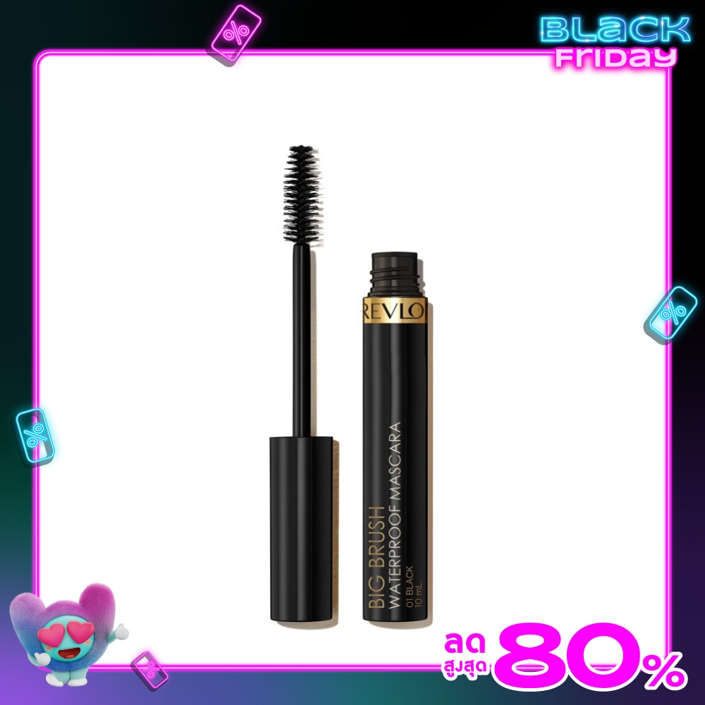 Revlon Revlon Big Brush Waterproof Mascara 10ml. Black