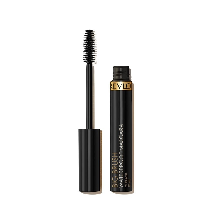 Revlon เรฟลอน บิ๊ก บรัช วอเตอร์พรูฟ มาสคาร่า 10มล. สีดำ