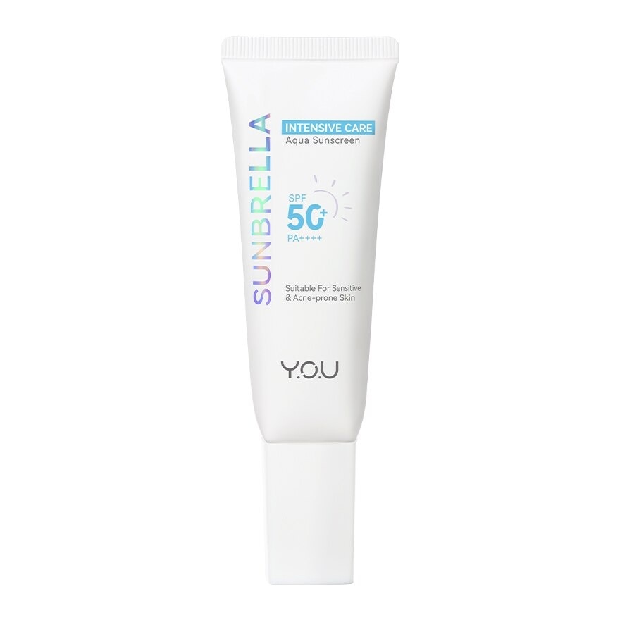 You วาย.โอ.ยู ซันเบรลล่า อินเทนซีฟ แคร์ อะควา ซันสกรีน SPF50+ PA++++ 40มล.