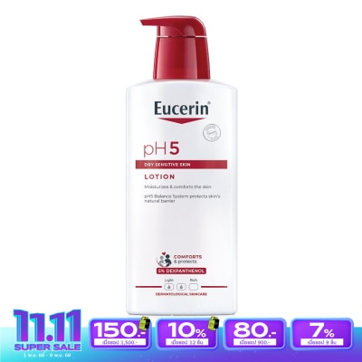 Eucerin ยูเซอริน พีเอช 5 ดราย เซ็นซิทีฟ สกิน โลชั่น 400 มล. โลชั่นบำรุงผิวกาย ผิวแห้ง แพ้ง่าย