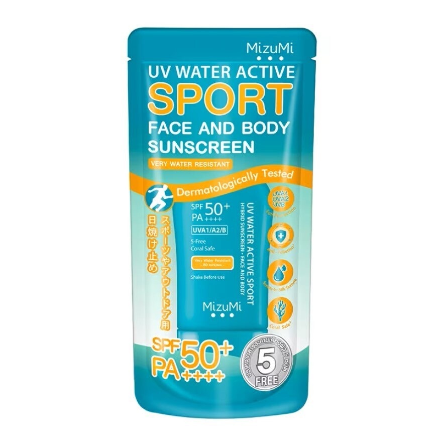 MizuMi UV Water Active Sport Face and Body Sunscreen SPF50+ PA++++ 40 g.