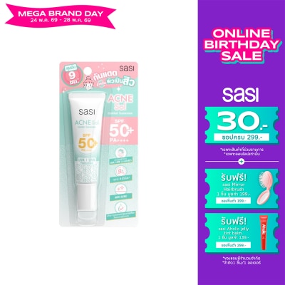 Sasi - Sasi Acne Sol Comfort Sunscreen SPF50 PA++++ 15ml.