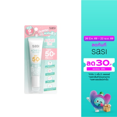 Sasi - Sasi Acne Sol Comfort Sunscreen SPF50 PA++++ 15ml.