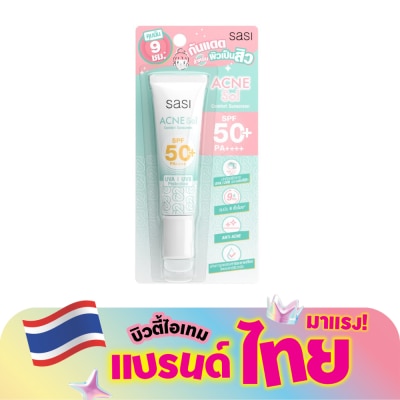 Sasi - ศศิ แอคเน่ โซล คอมฟอร์ท ซันสกรีน SPF50 PA++++ 15มล.
