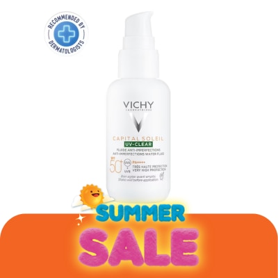Vichy - Vichy Capital Soleil UV Clear SPF50+ PA++++ 40 ml. Suncare for Oily  Acne Prone skin