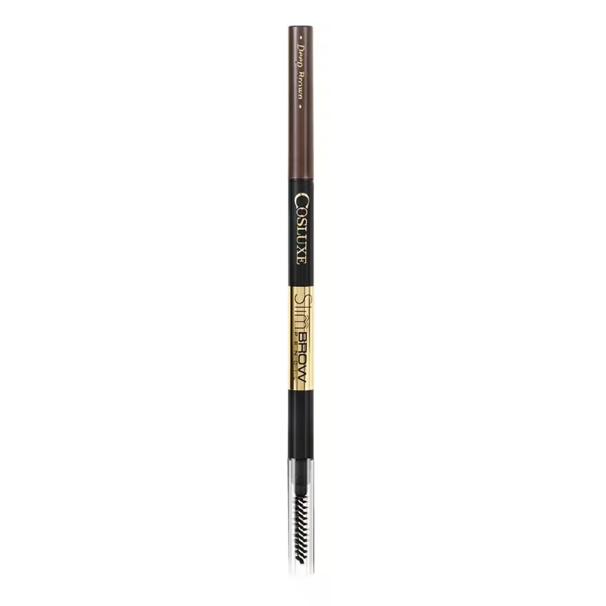 Cosluxe Cosluxe Slim Brow Pencil DeepBrown