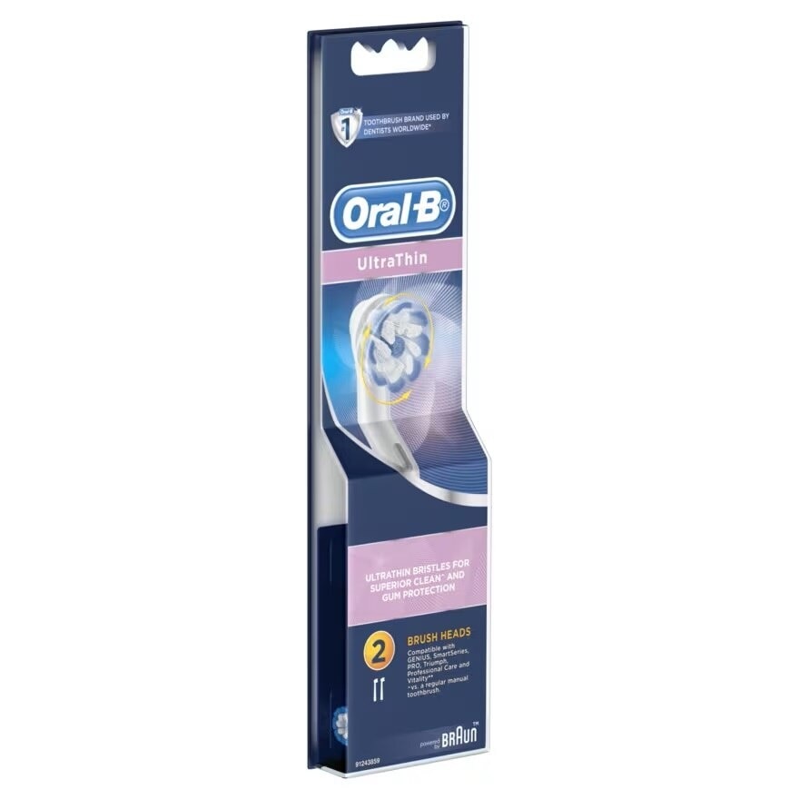 Oral-B Electronic Toothbrush Ultrathin (EB60) Refill 2'S