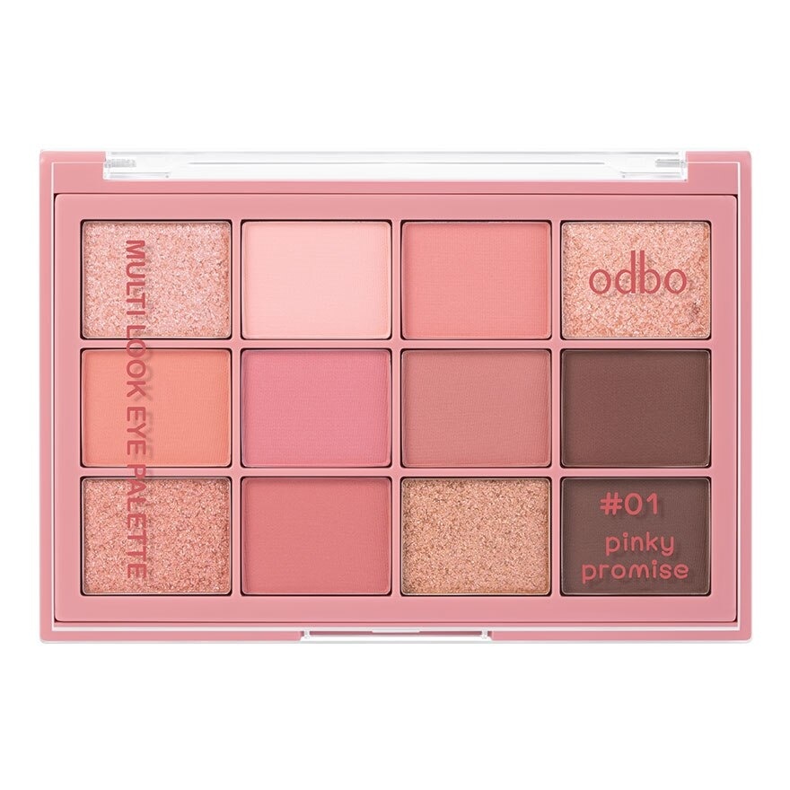 Odbo Multi Look Eye Palette 10g. 01 Pinky Promise