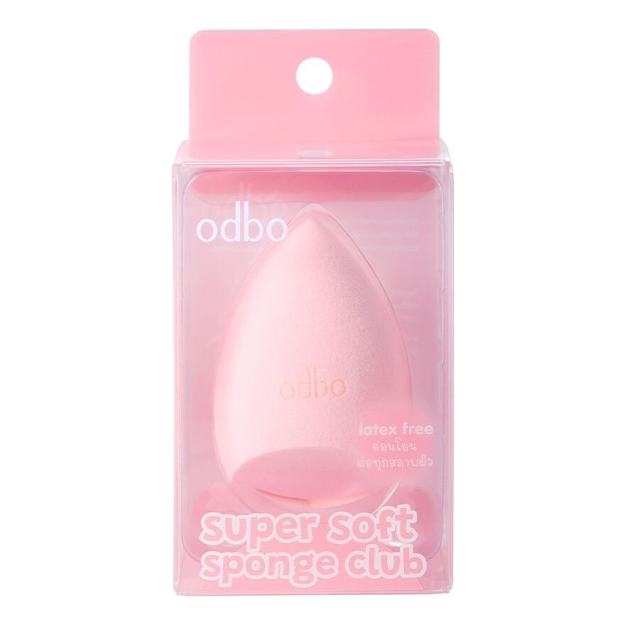 Odbo Super Soft Sponge Club 1pcs. Pink