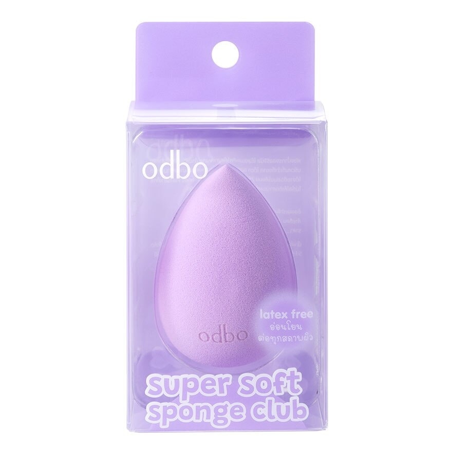 Odbo Super Soft Sponge Club 1pcs. Purple