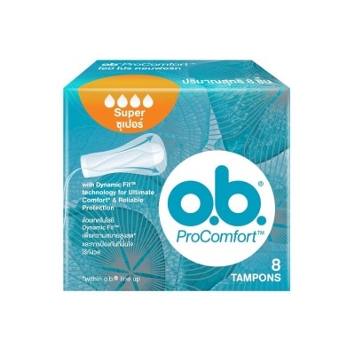 O.B. O.B. Pro Comfort Tampons Super 8'S ผ้าอนามัยแบบสอด