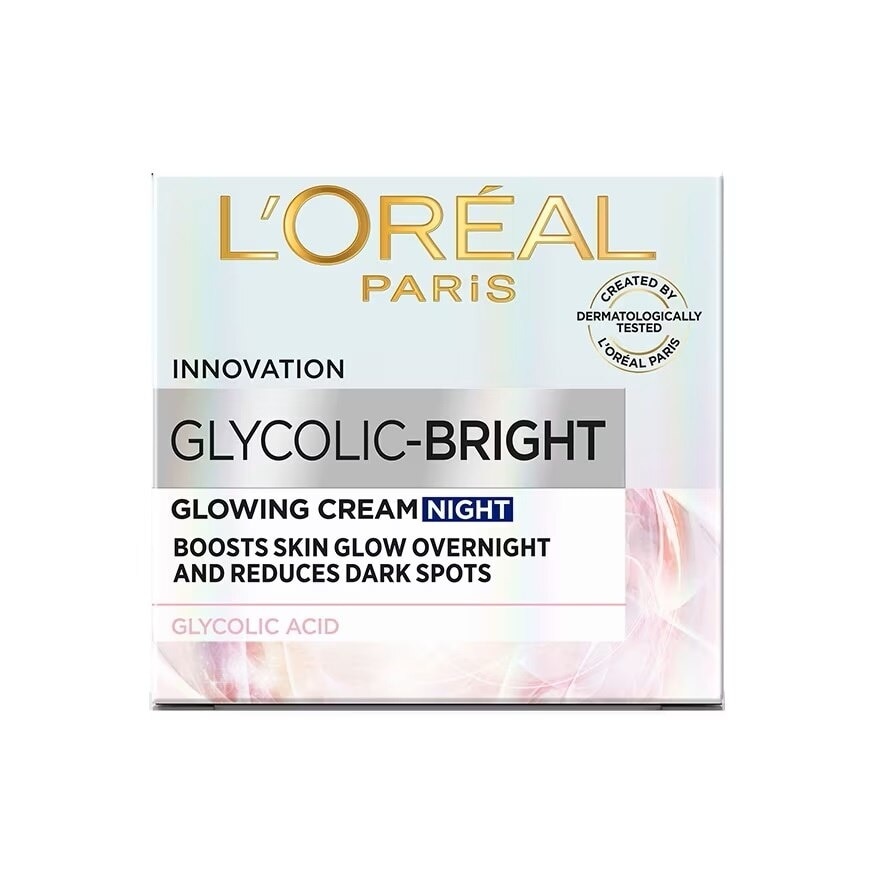 L'Oreal Paris Glycolic-Bright Glowing Cream Night 15 Ml.