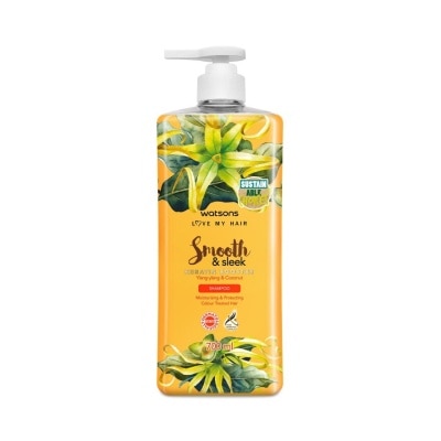 Watsons Watsons SmoothSleek Ylang-YlangCoconut Shampoo 700 ML