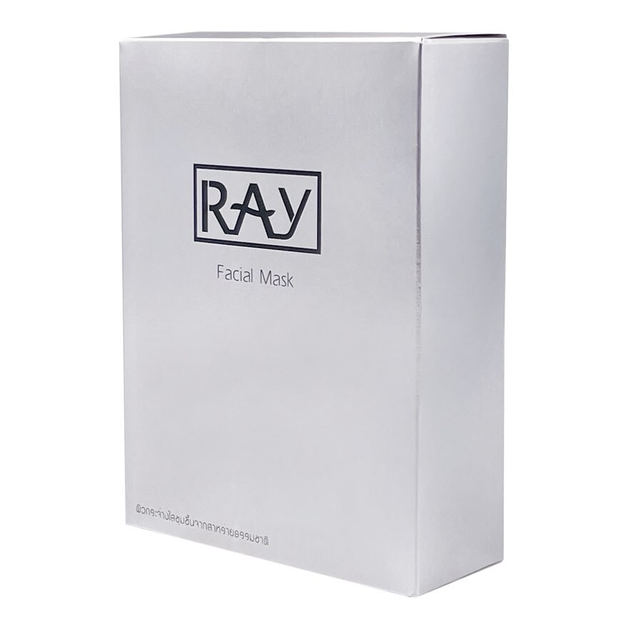 RAY Facial Mask 10'S แผ่นมาส์กหน้า เส้นใยไหม